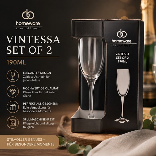 Homeware sektgläser 2er set - homeware,