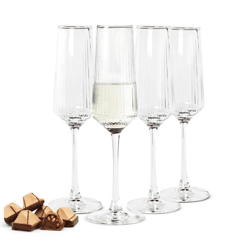 4er set sektgläser 250ml - 4er,