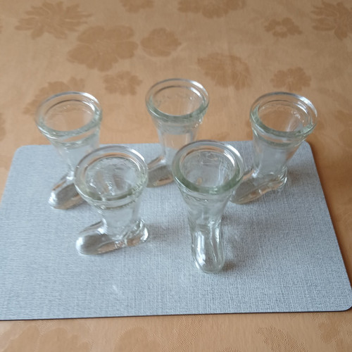 5er set schnapsgläser aus - set,