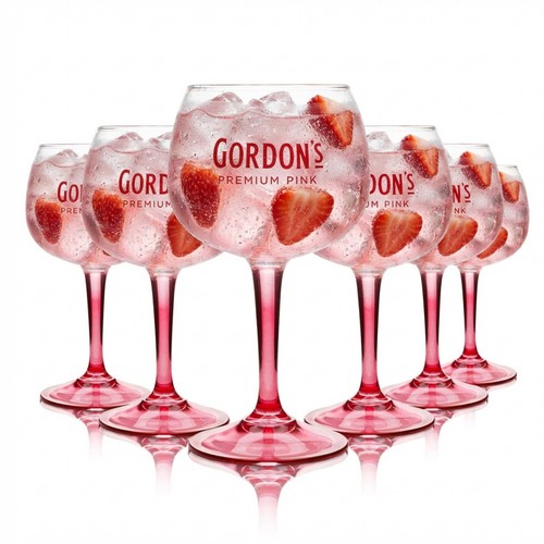 Gordons glas 45l - 6x, pinke