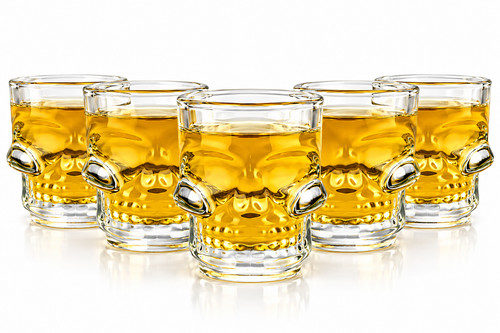 Schnapsgläser totenkopf - 6,