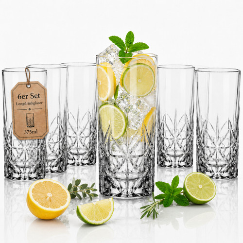 6er set 375ml - 375ml, trinkgläser