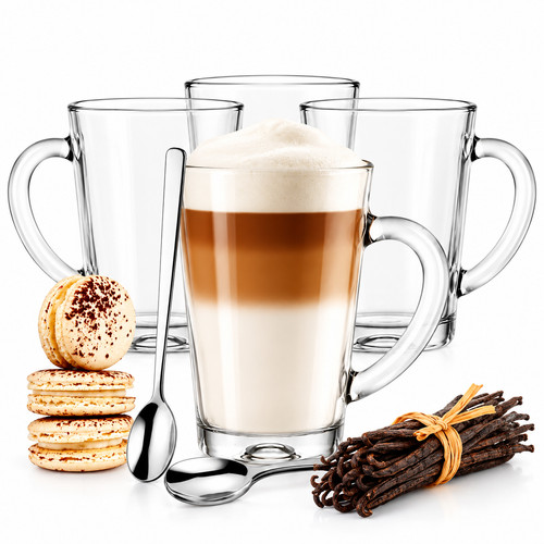 Kaffeegläser 350ml mit - 6,