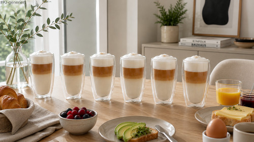 Latte macchiato gläser 400ml - latte,