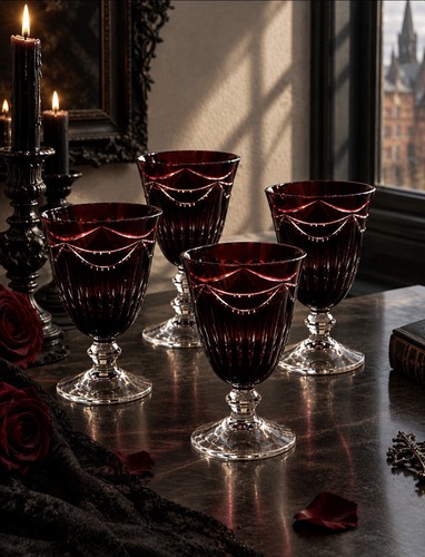 Vintage gothic ruby - vintage,