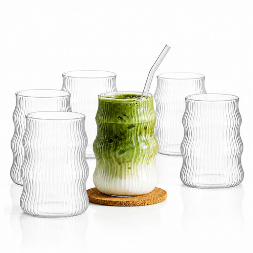 6er set matcha gläser 400ml - 400ml, |