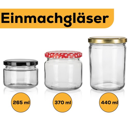 Sturzgläser einmachgläser - sturzgläser,