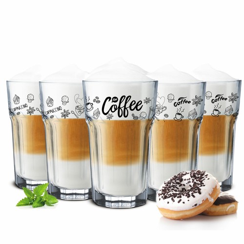 Kaffeegläser 300ml latte - kaffeegläser,