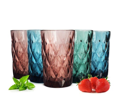 Bunte trinkgläser 350ml - bunte,