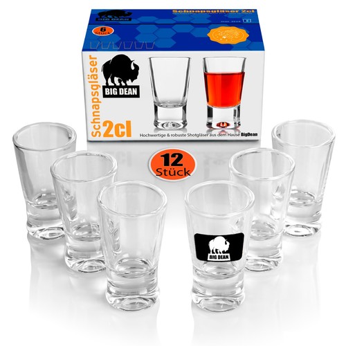 12x schnapsgläser 2cl - 12x,