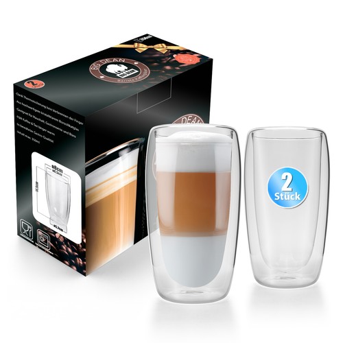 Hohe doppelwandige latte - hohe,