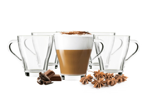 Cappuccino kaffeegläser - cappuccino,