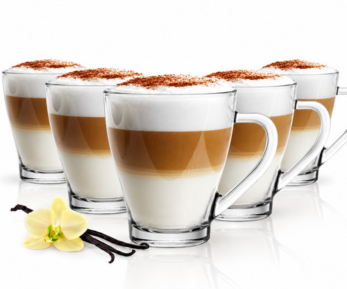 Cappuccino kaffeegläser - cappuccino,