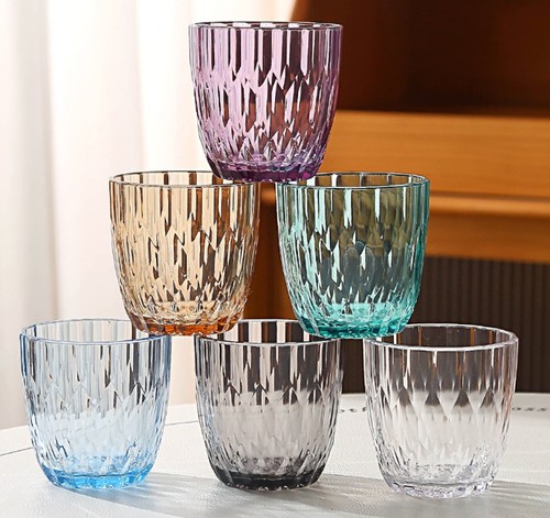 6er set bunte trinkgläser - 6er,