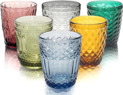 Trinkgläser set bunt teilig - trinkgläser,