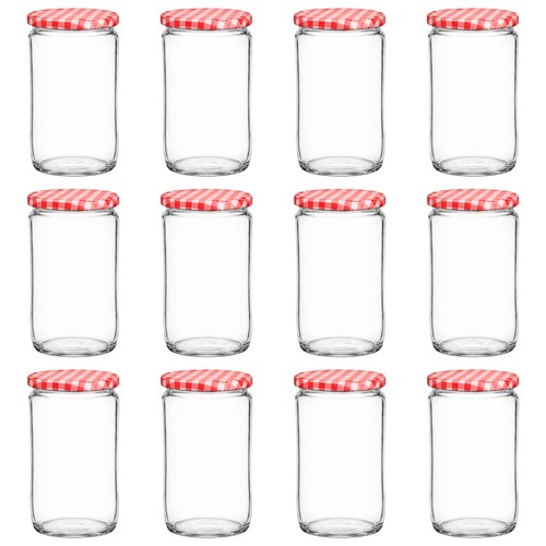 Rundgläser 720ml rot - 720ml, 82