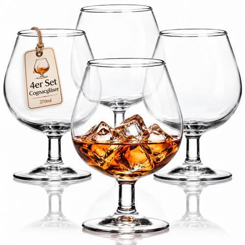 4er set cognacgläser - 4er, 370ml